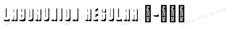 LaborUnion Regular 常字体转换